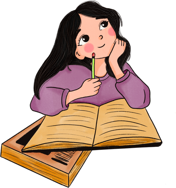 Girl thinking About Something