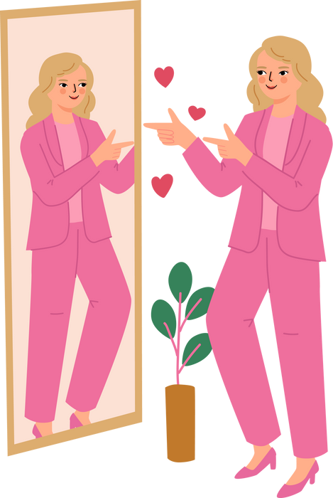 self confidence concept